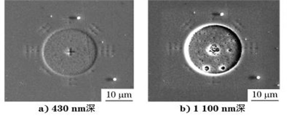 圖７ FIB盲孔法