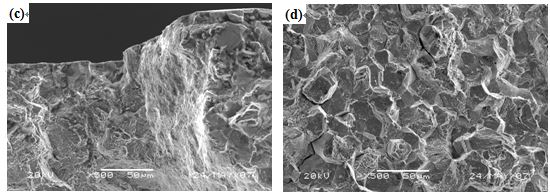 圖12-13 (c、d、e)斷口微觀形貌